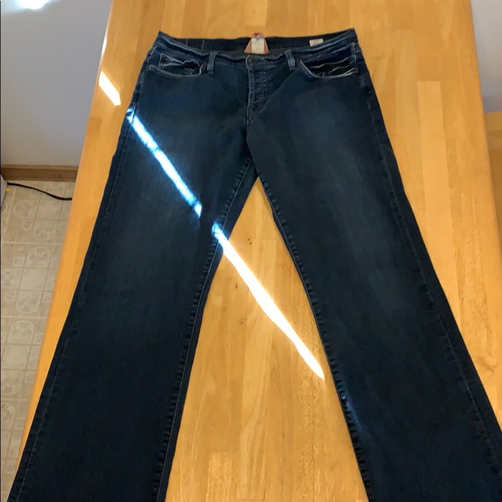 Lucky Brand button down medium dark wash.